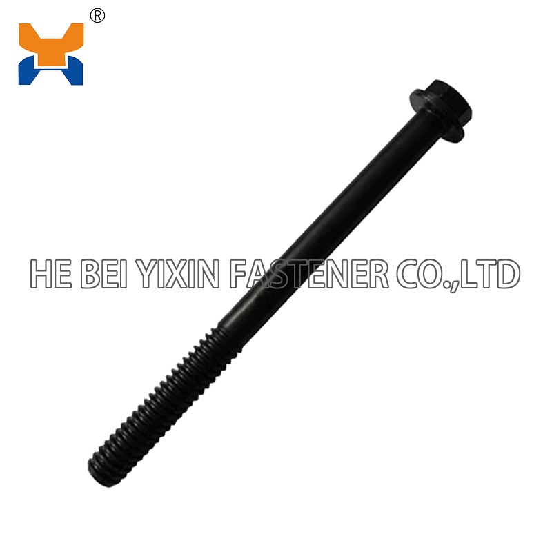 Countersunk hexagon flange face round threaded tunnel bolt